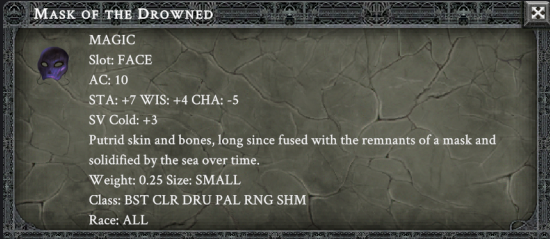 MASK OF THE DROWNED item card